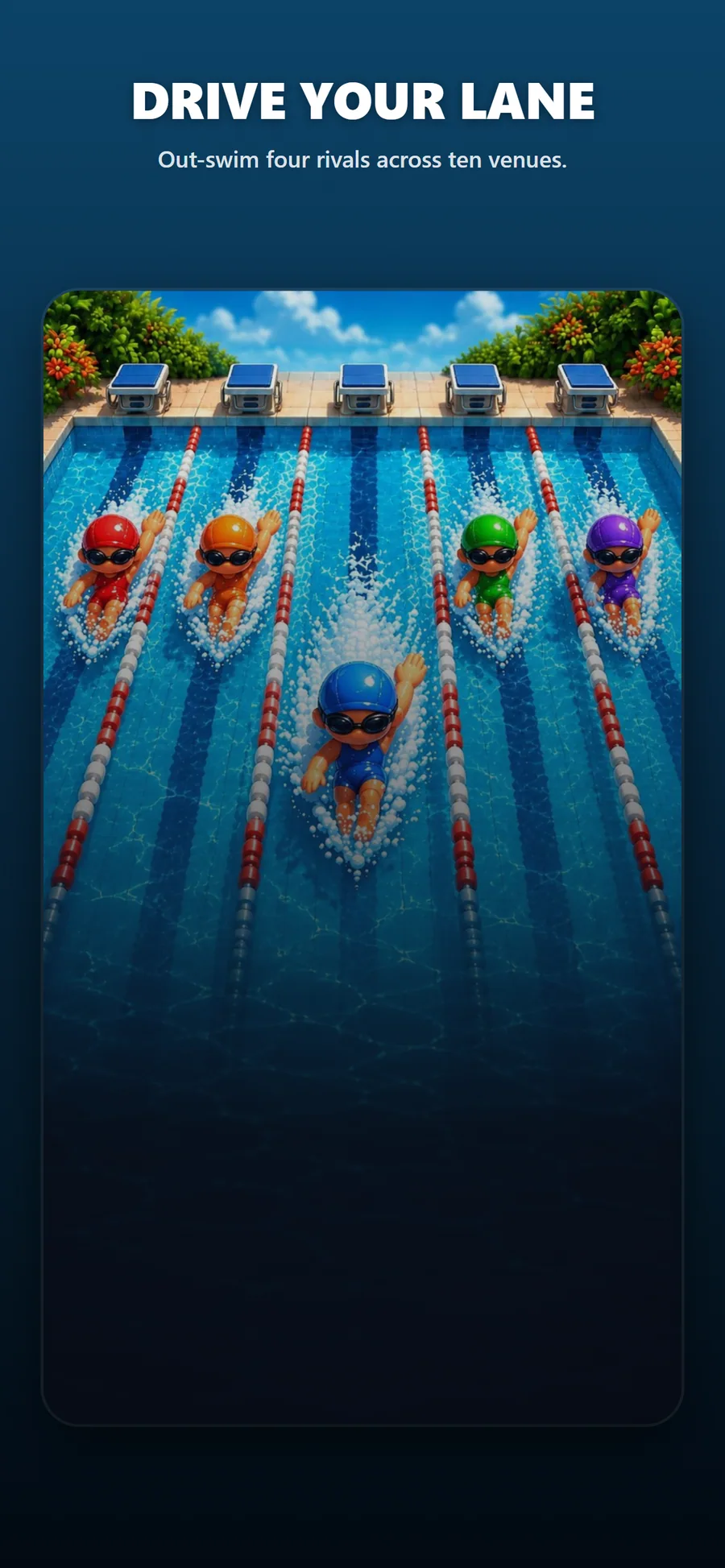Single Racer — race your lane against four CPUs