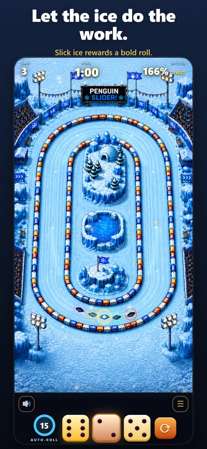 Penguin Slider track