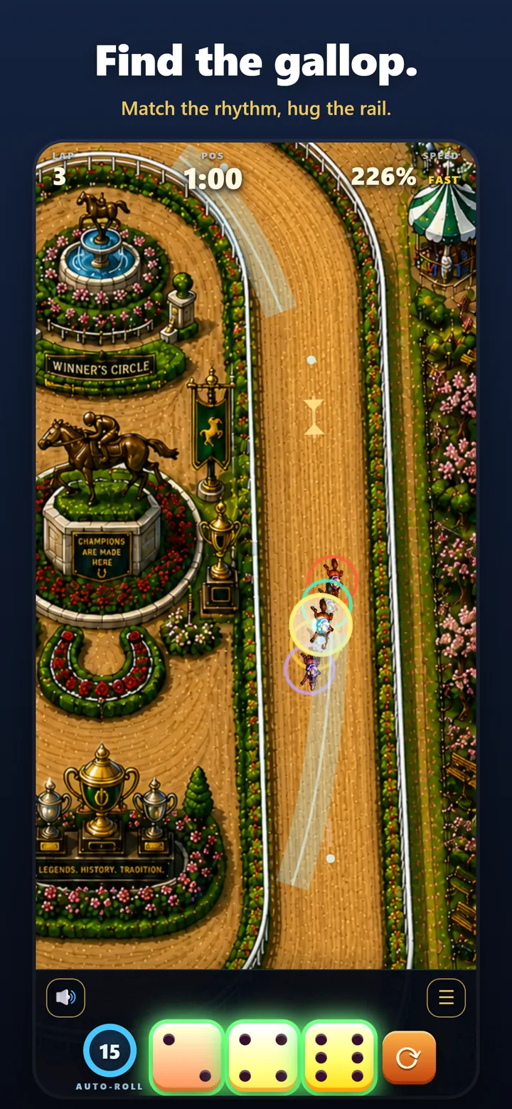 Horse Jockey track